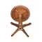 International Concepts Round 30 in Round Top Pedestal Table, 35.9 in Height, Distressed Oak, 30 in W, 30 in L, 35.9 in H K42-30RT-27B-6B - alternate 3